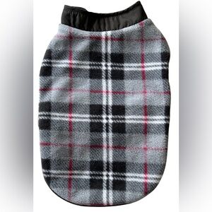 Reversible Plaid Dog Coat Size Small